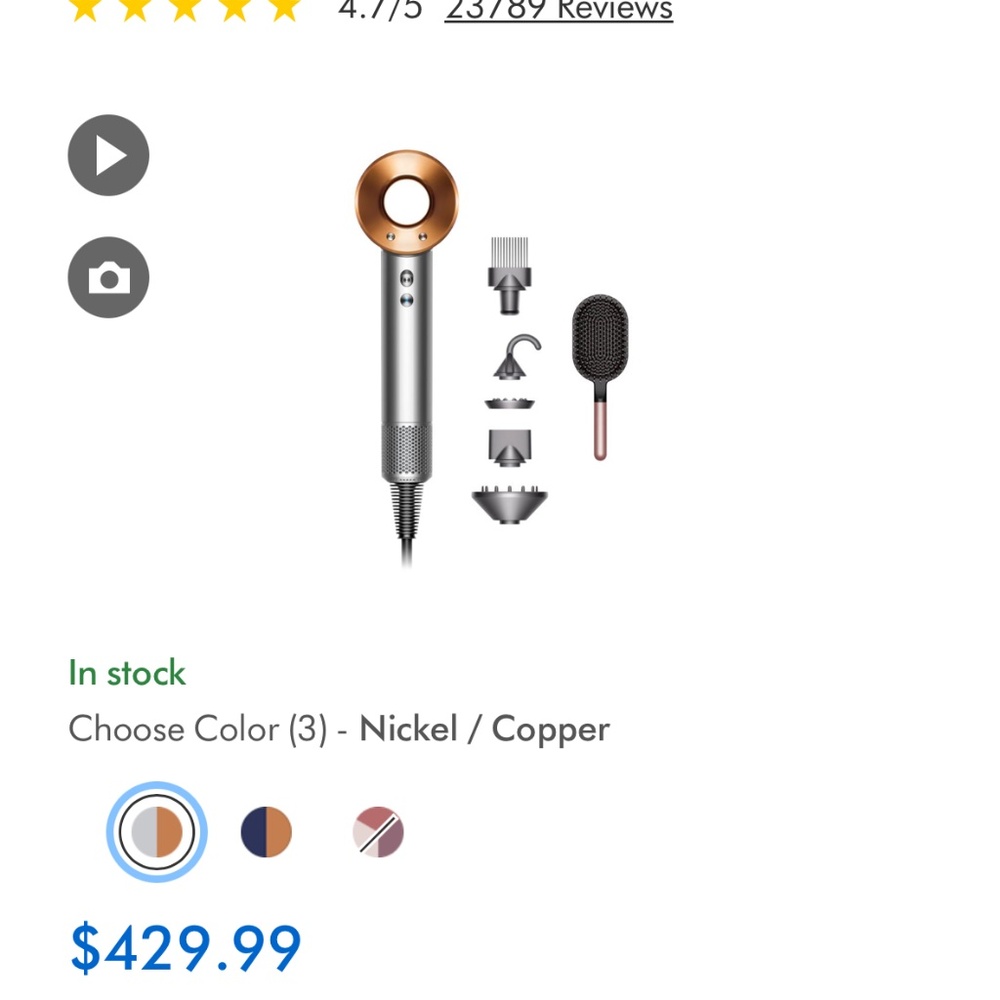 Dyson supersonic hair dryer